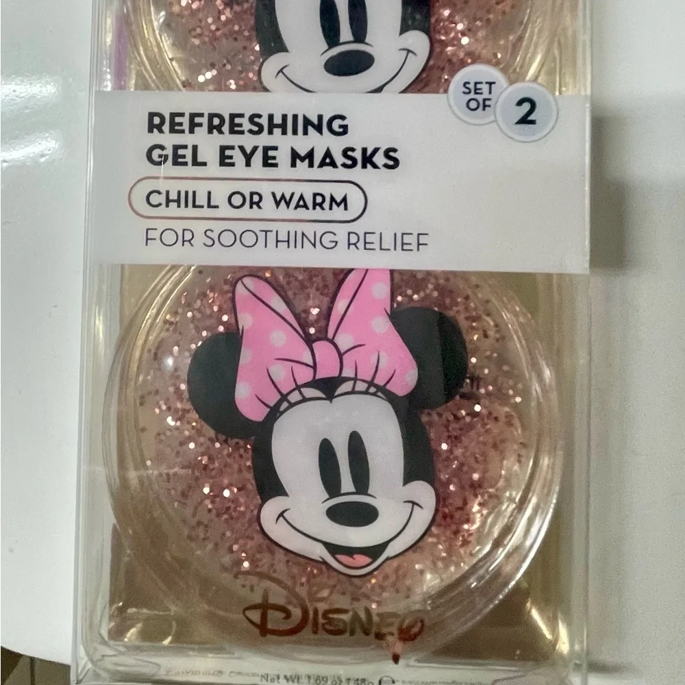 The Creme Shop Minnie Mouse Refreshing Reusable Gel Eye Masks Chill or Warm NIB
